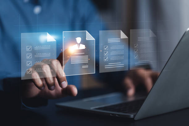 istock Customer Relationship Management ,Businessman hold of global structure , Data exchanges development. customer service, social media, digital marketing online 2017068469