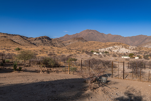 View of the Gamsberg massif, Khomas, Namibia