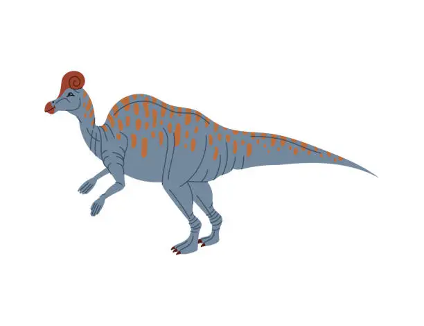 Vector illustration of T-rex dino cute character Tyrannosaurus dinosaur