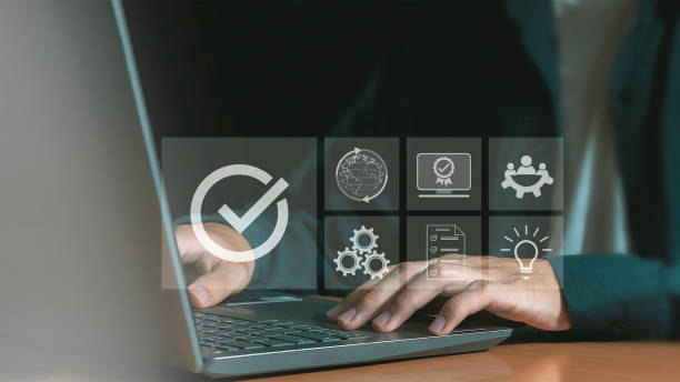 istock Certification and standards ISO certified business, international standards, quality assurance concept 2017107508