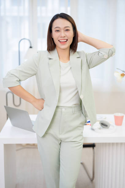 istock Young Asian businesswoman working at office 2017133247