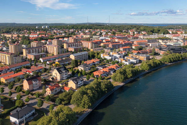 istock Aerial view of Motala 2017283810