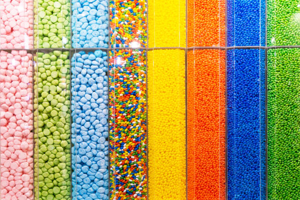 Sugar snack. Group of jelly.