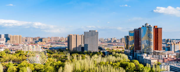 istock Qingcheng Park and Urban Skyline, Hohhot, Inner Mongolia, China 2017333184