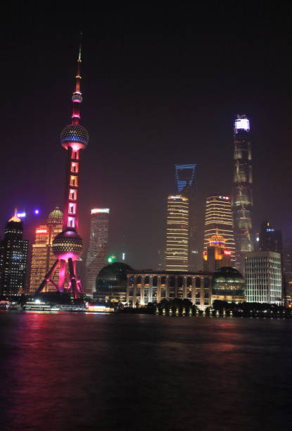 istock Night view of the Bund in Shanghai 2017384378