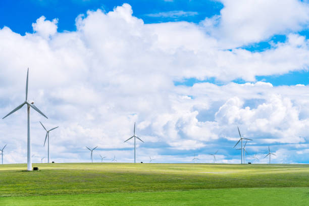 istock Huiteng Xile Grassland and Windmill Scenery in Ulanqab, Inner Mongolia, China 2017418496