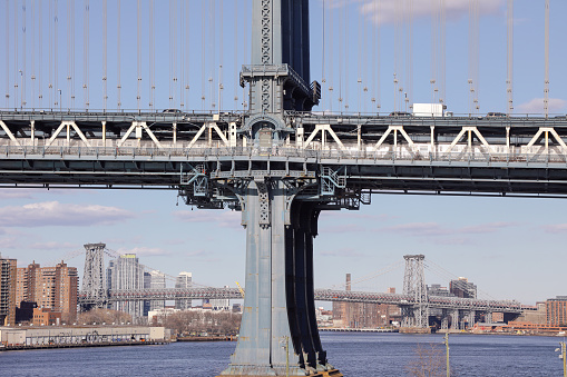 Landmark bridge of New York City.