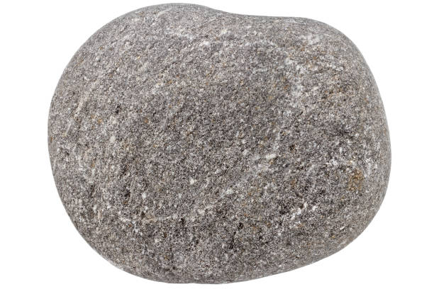 istock Top view of single gray pebble 2017693391