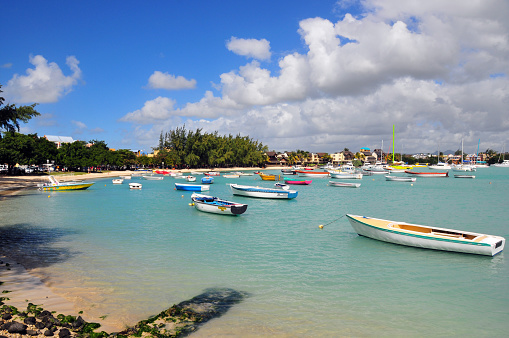 Grand Baie, Rivière du Rempart District, Mauritius: tourism oriented town on the north coast, home to luxury properties, as well as famous hotels, restaurants and night bars, departure point for deep sea excursions for fishing or diving, as well as to the Flat Island, Round Island and Snake Island.