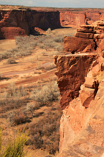 Surrounding Hills and Valley near The entrance or beginning of the Canyon De Chelly Navajo Nation