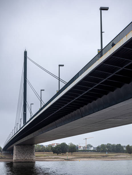 Bridge over the river Rhein in Dusseldorf, Germany