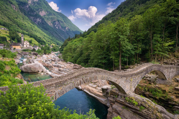 istock Ponte dei Salti - Ticino - Switzerland 2017783742