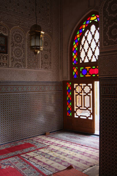 A colorful door in Morocco