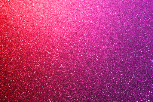 Red and pink glitter  background with gradient and grain effect
