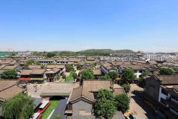 istock Chinese traditional ancient city, architectural scenery, North China 2017848028