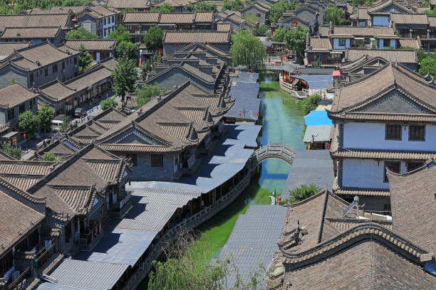 istock Chinese traditional ancient city, architectural scenery, North China 2017854511