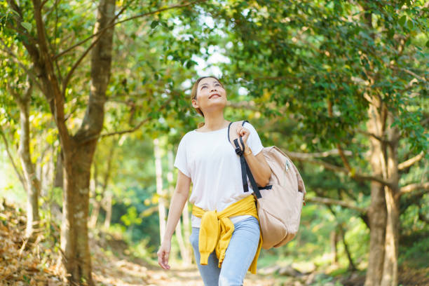 istock Woman enjoy in the nature environment. 2017854547