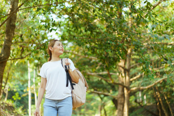 istock Woman enjoy in the nature environment. 2017855068