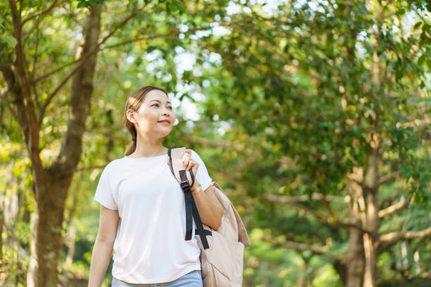 istock Woman enjoy in the nature environment. 2017855103