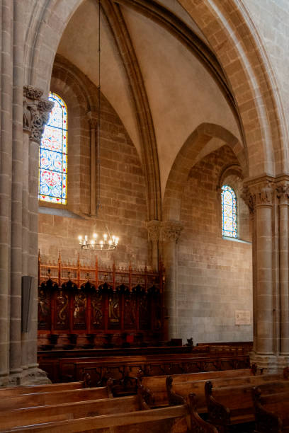 Interior of St Pierre Cathedral in Geneva ,Switzerland