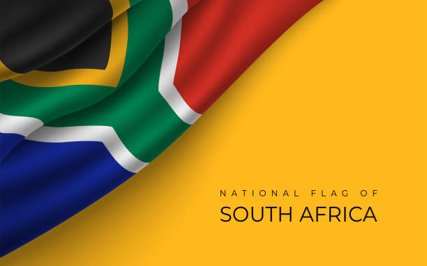 ilustrações, clipart, desenhos animados e ícones de bandeira nacional do país da áfrica do sul - south african flag flag africa south africa