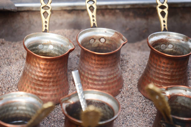 istock top view of making traditional turkish coffee on sand 2017910659