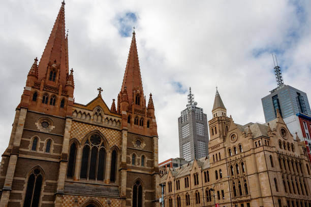 St Paul's Cathedral, Melbourne, Melbourne CBD, VIC, Australia