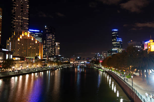 istock Yarra River and CBD at night, Melbourne CBD, VIC, Australia 2017933182