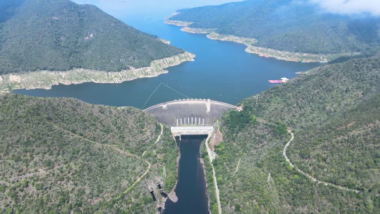 Pumiphon Dam In Tak Province , Northern Of Thailand