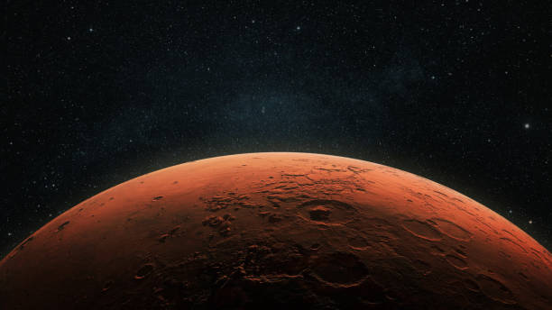 istock Amazing red planet Mars in deep stellar space. Journey to Mars Concept. Mars in the starry sky. Red planet in space 2018098841