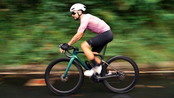 istock Cyclist in action: a dynamic shot of a professional cyclist 2018171225