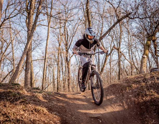 istock Teenagers enjoying off road bicycle adventure 2018278607