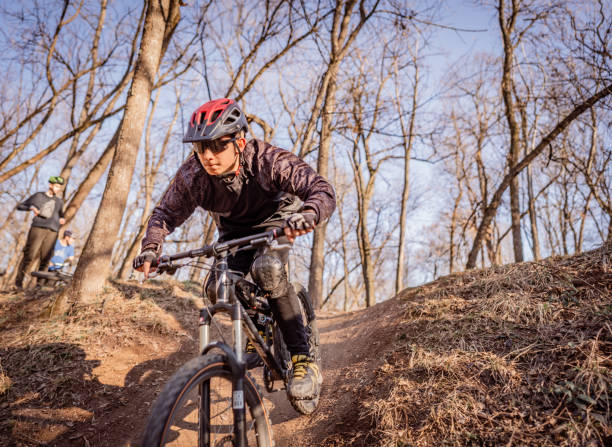 istock Teenagers enjoying off road bicycle adventure 2018287002