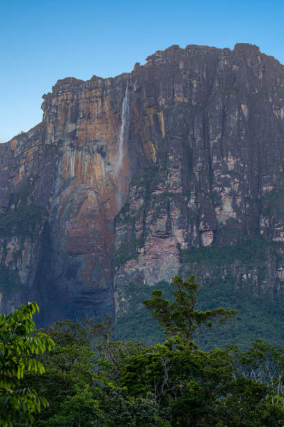 istock Angel falls view from Carrao river in Canaima National Park. 2018296477