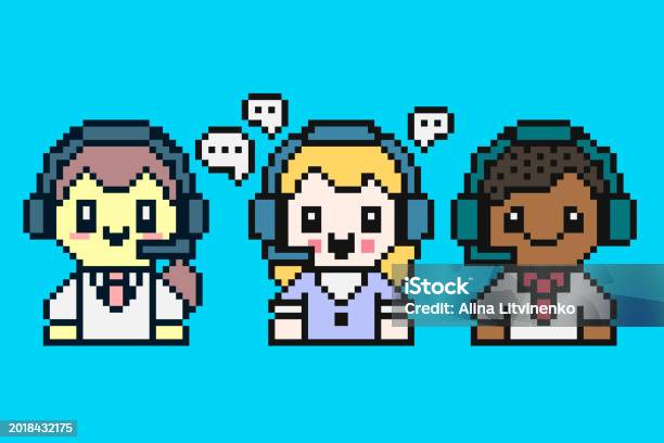 Cartoon Help Center Operator Technical Support Illustration Stock ...