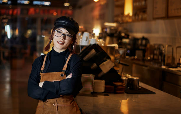 istock A hard-working young barista from a cafe. 2018447184