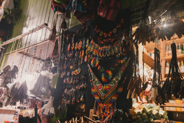 istock Peruvian arts and crafts in store 2018527508