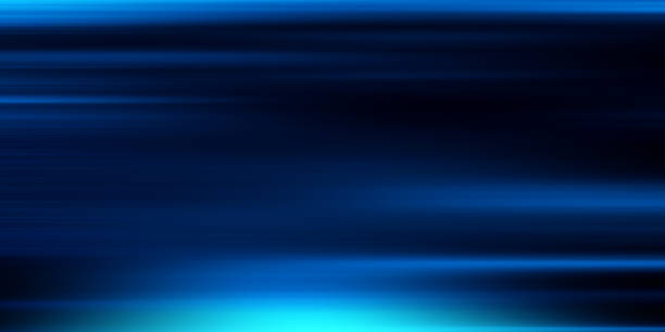Illustration of light ray, stripe line with blue light, speed motion background