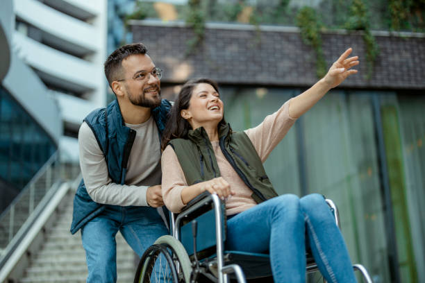istock Disabled Couple Outdoors 2018649434