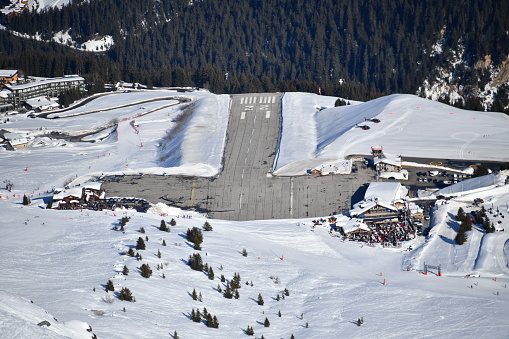 Famous Courchevel ski resort view by winterb