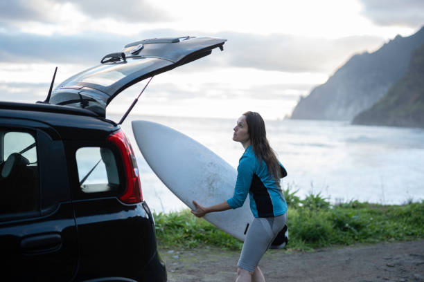 istock Surfing at sunset. My idyllic. 2018823220