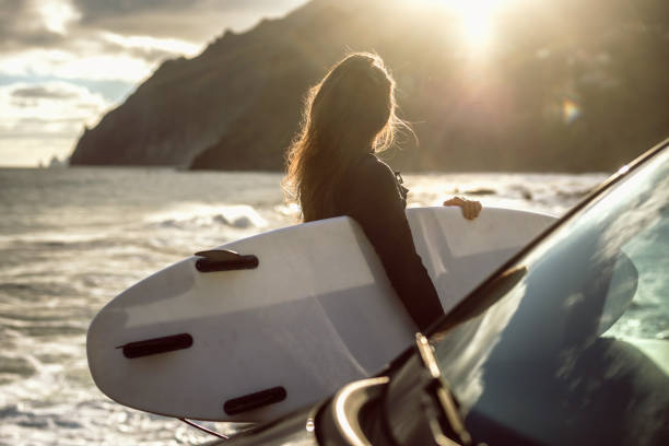 istock Surfing at sunrise. Finding my peace. 2018823761