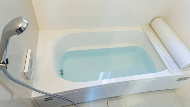 istock New unit bath in a newly built single-family home 2018835759
