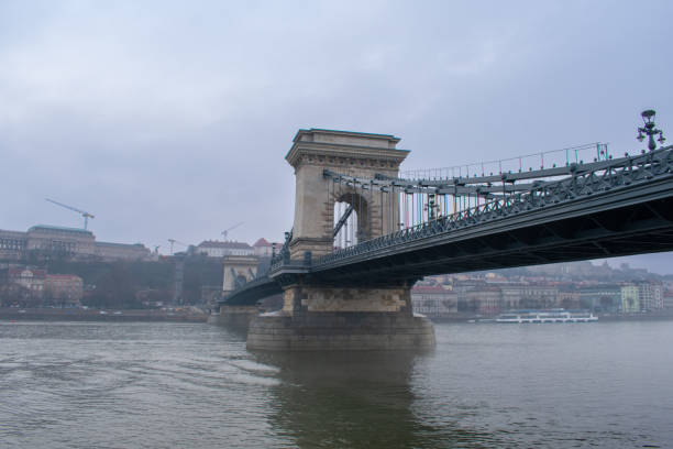 istock Iconic Szechenyi Chain Bridge in Budapest Hungary. Bridge on the Danube River between Buda and Pest 2018939387