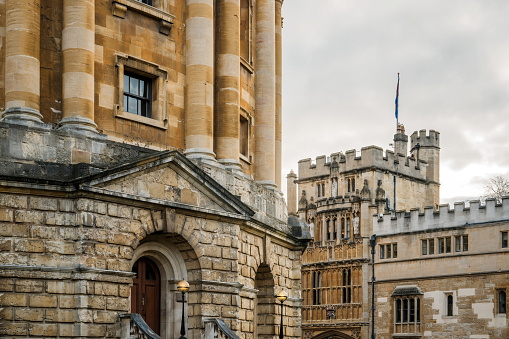 WINDSOR, ENGLAND -MAY, 24 2018: Changing of the guards at Windsor Castle, the residence of the British Royal Family at Windsor in the English county of Berkshire, United Kingdom