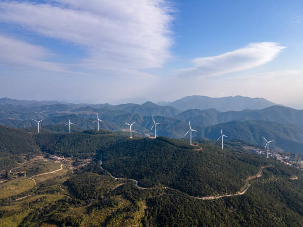 istock A group of wind turbines on a sunny mountain 2019004019