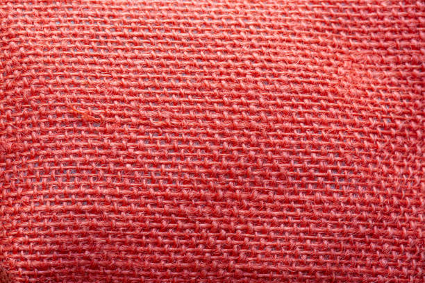 Red canvas material background texture