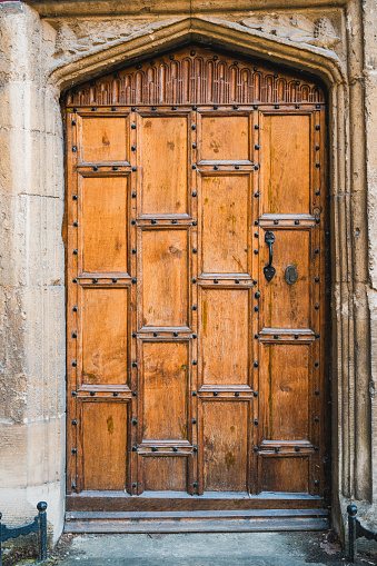 Doorway off the Quadrangle of the Bodleian Library in Oxford