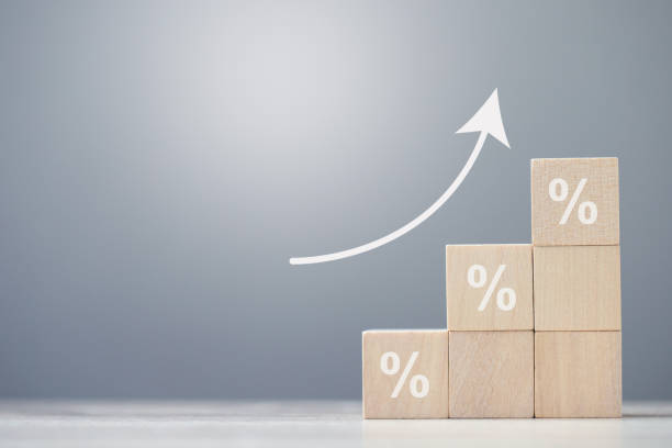 istock wood cube block with growth according to business goals 2019367870