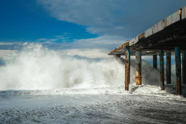 Storm in the sea